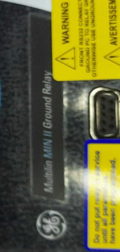GE MULTILIN MIN II GROUND RELAY MINIINI0EE00H100 ge multi̇li̇n miniini0ee00h100