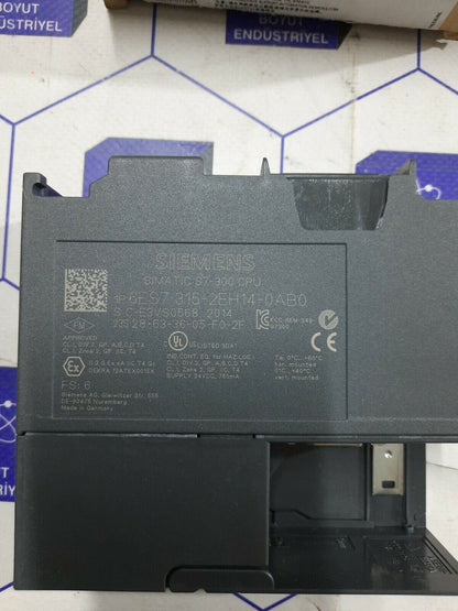 Siemens Simatic S7 300 6ES7315-2EH14-0AB0 6ES7 315-2EH14-0AB0 CPU module