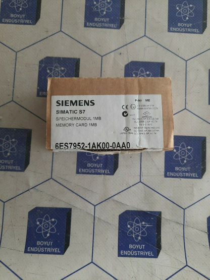 SIEMENS RAM Memory Card 6ES7952-1AK00-0AA0 6ES7 952-1AK00-0AA0 6es7952-1ak00-0aa