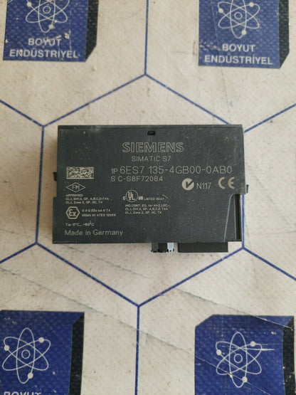 Siemens ET200S 6ES7 135-4GB00-0AB0 6ES7135-4GB00-0AB0 6es7135-4gb00-0ab0
