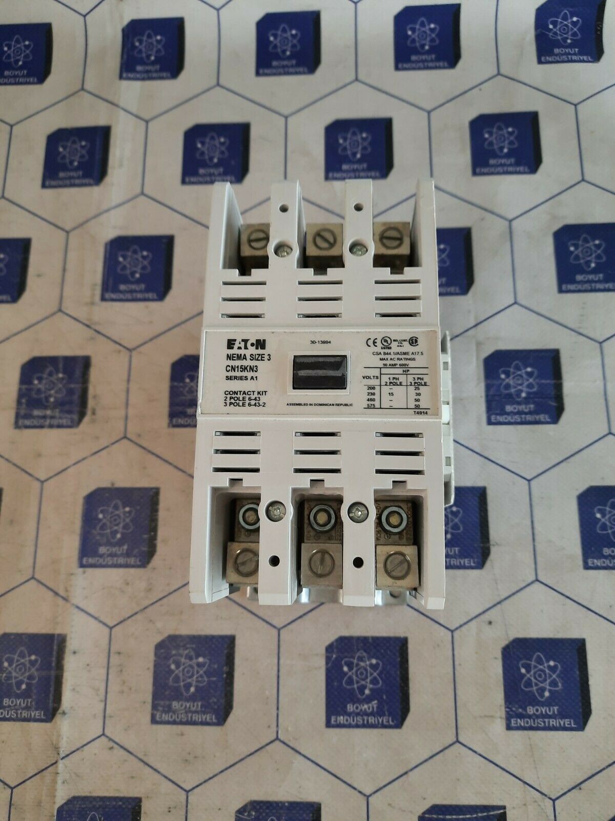 Used Eaton CN15KN3 Size 3 90 amp Contactor