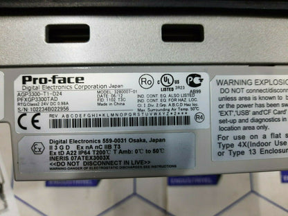 Proface Pro-face Touch Screen AGP3300-T1-D24 PFXGP3300TAD