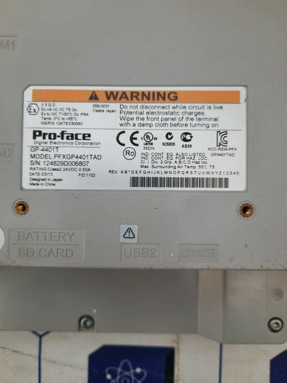 Pro-face PFXGP4401TAD GP-4401T touch screen