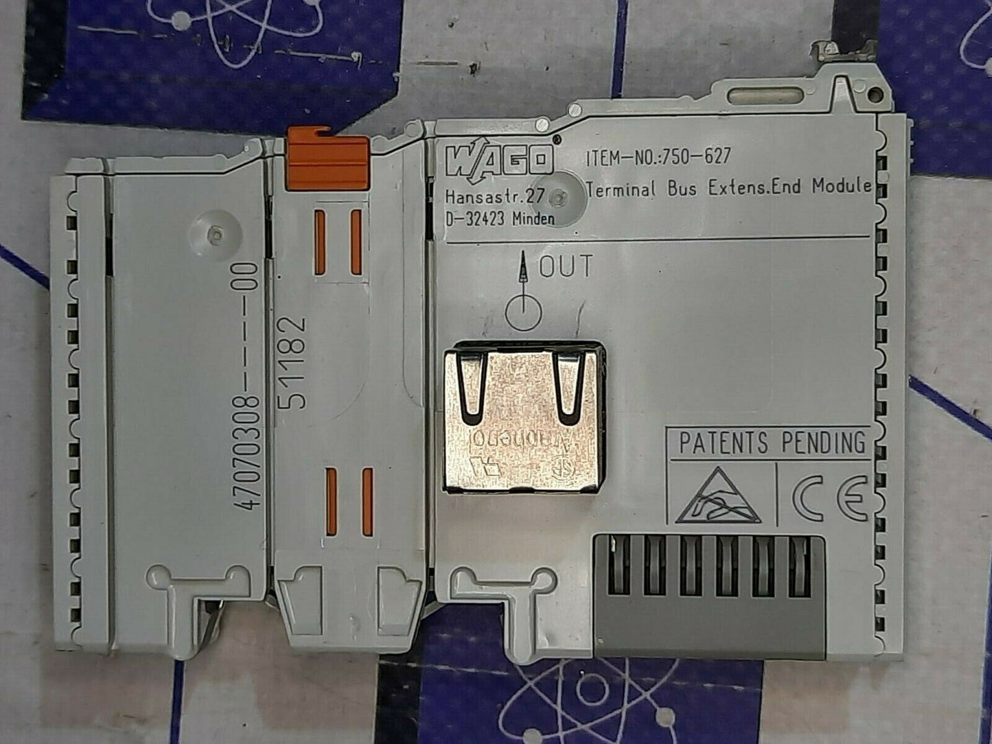 Wago 750-627 terminal bus extens.end module