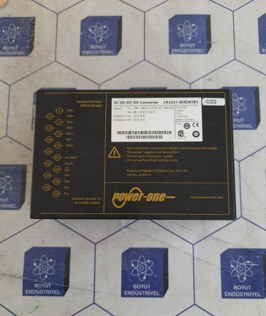 POWER-ONE AC-DC/DC-DC CONVERTER LK2321-9ERD6TB1