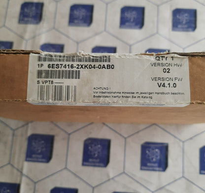 SIEMENS SIMATIC 6ES7 416-2XK04-0AB0, 6ES7416-2XK04-0AB0 PROCESSOR CPU