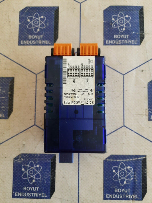 SAIA BURGESS SAIA PCD PCD3.W380 ANALOG INPUT MODULE 8E