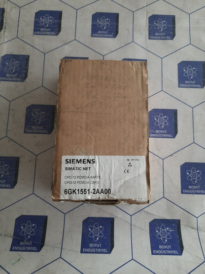 SIEMENS SIMATIC 6GK1551-2AA00 CP5512 PCMCIA CARD