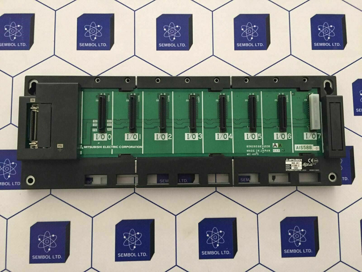 Mitsubishi A1s58b-s1 PLC Module Base Unit