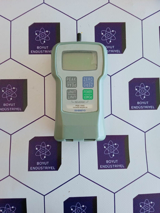 SHIMPO FGE100X Digital Force Gauge Range
