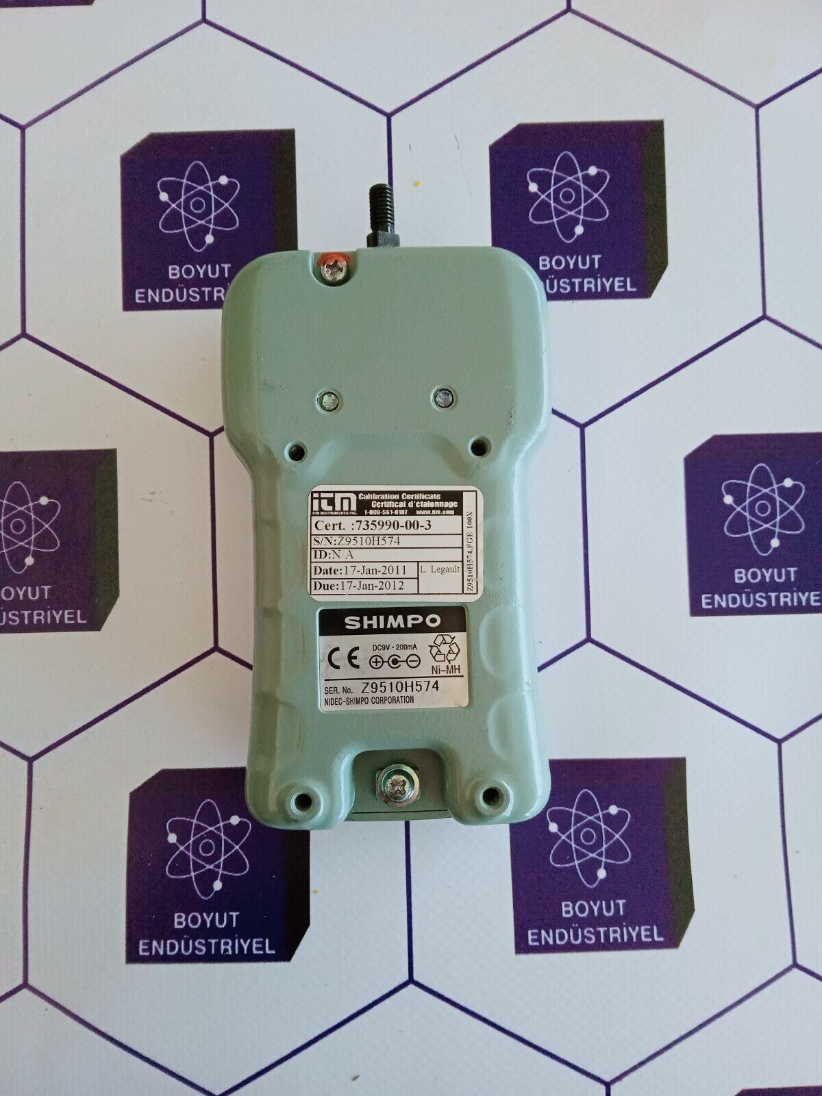 SHIMPO FGE100X Digital Force Gauge Range