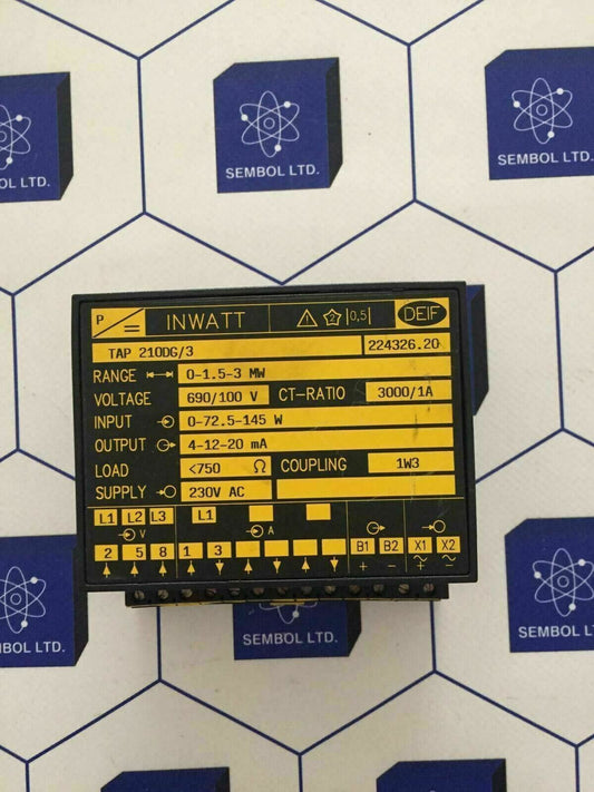 Deif TAP 210DG 3 Mains Frequency Transducer TAP210DG3