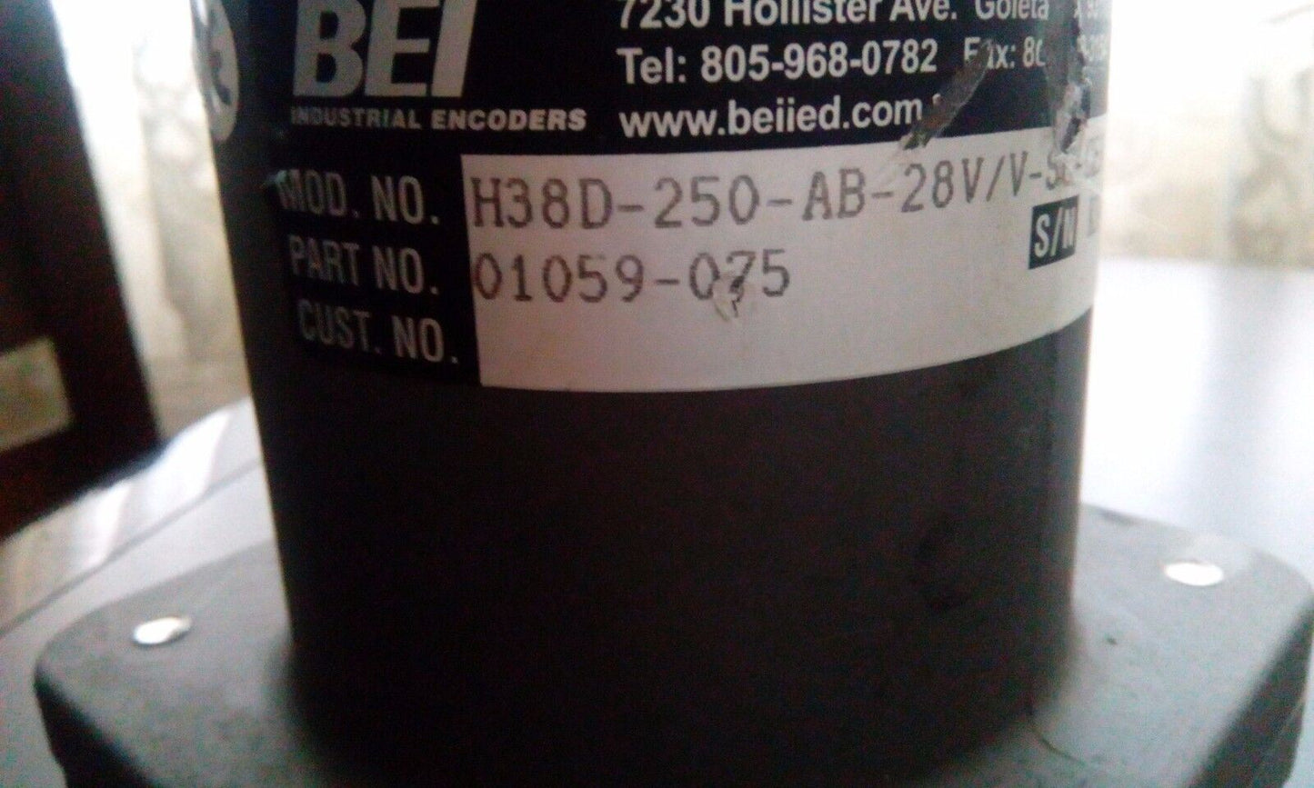 BEI H38D-250-AB-28V/V-SC-CEN