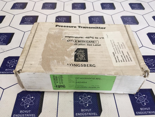 Kongsberg GT403A0C2.5N Pressure Transmitter