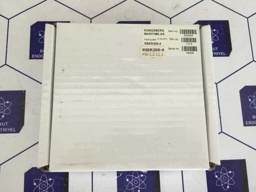 KONGSBERG MARITIME RSER200-4 REV 1.0.4 INPUT MODULE 603444