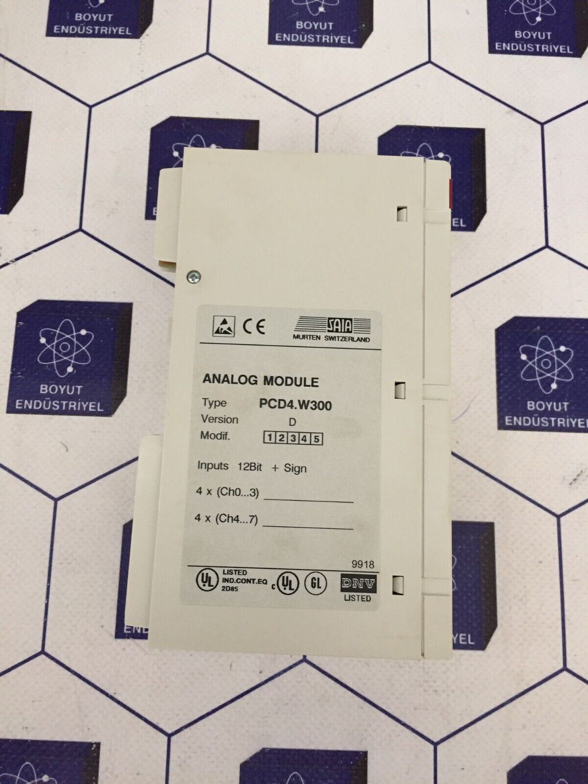 SAIA-BURGESS PCD4.W300 Version D Analog Module PCD4W300