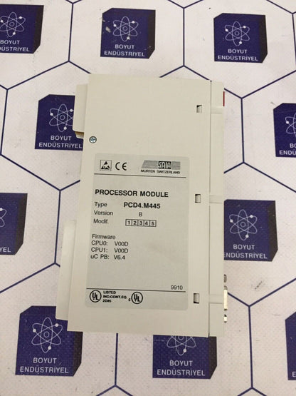 Saia burgess PCD4.M445 Processor Module Version B