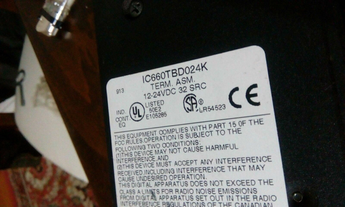 GE FANUC IC660BBD024-IC660EBD024-IC660TBD024 Complete Set