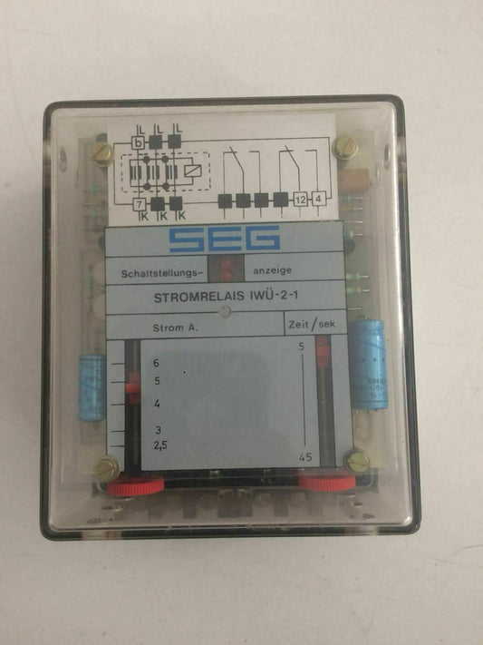 SEG stromrelais IWU-2-1/S Power Relay