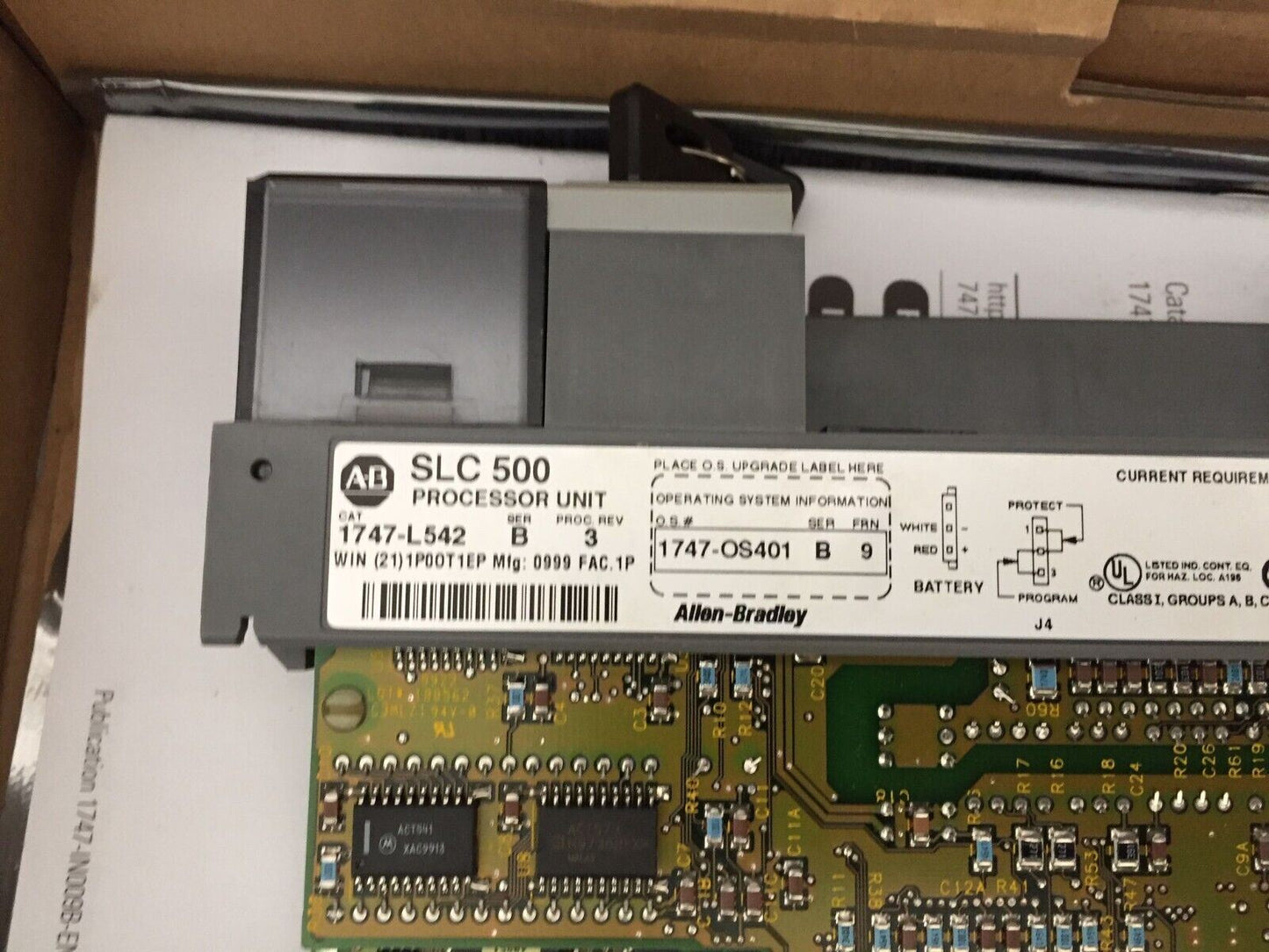 NEW FACTORY SEALED AB 1747-L542 / B SLC 500 PLC PROCESSOR UNIT CONTROLLER