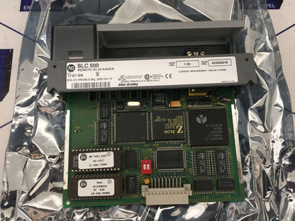 ALLEN BRADLEY 1747-SN Ser B SLC500 PLC Remote I/O Scanner Module 1747SN