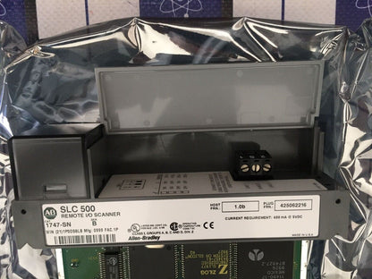 ALLEN BRADLEY 1747-SN Ser B SLC500 PLC Remote I/O Scanner Module 1747SN