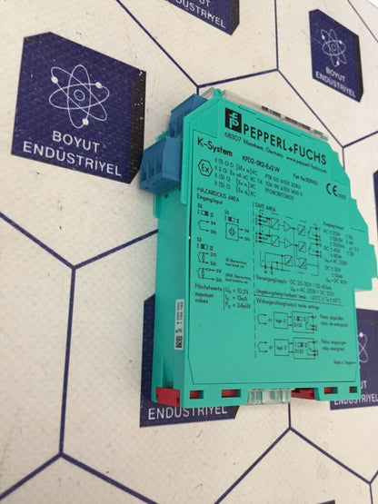 PEPPERL +FUCHS K-SYSTEM PART NO: 132960 KFD2-SR2-Ex2.W