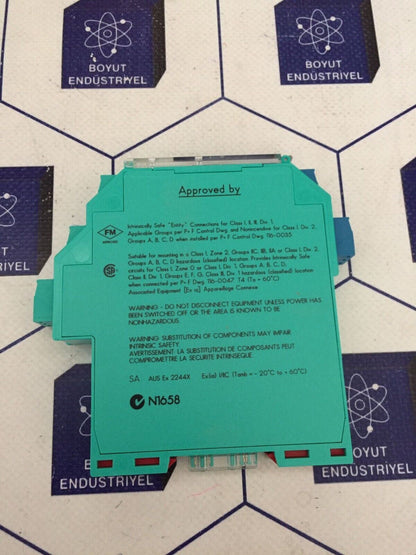 PEPPERL +FUCHS K-SYSTEM PART NO: 132960 KFD2-SR2-Ex2.W