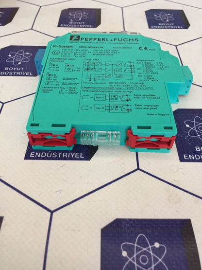 PEPPERL +FUCHS K-SYSTEM PART NO: 132960 KFD2-SR2-Ex2.W