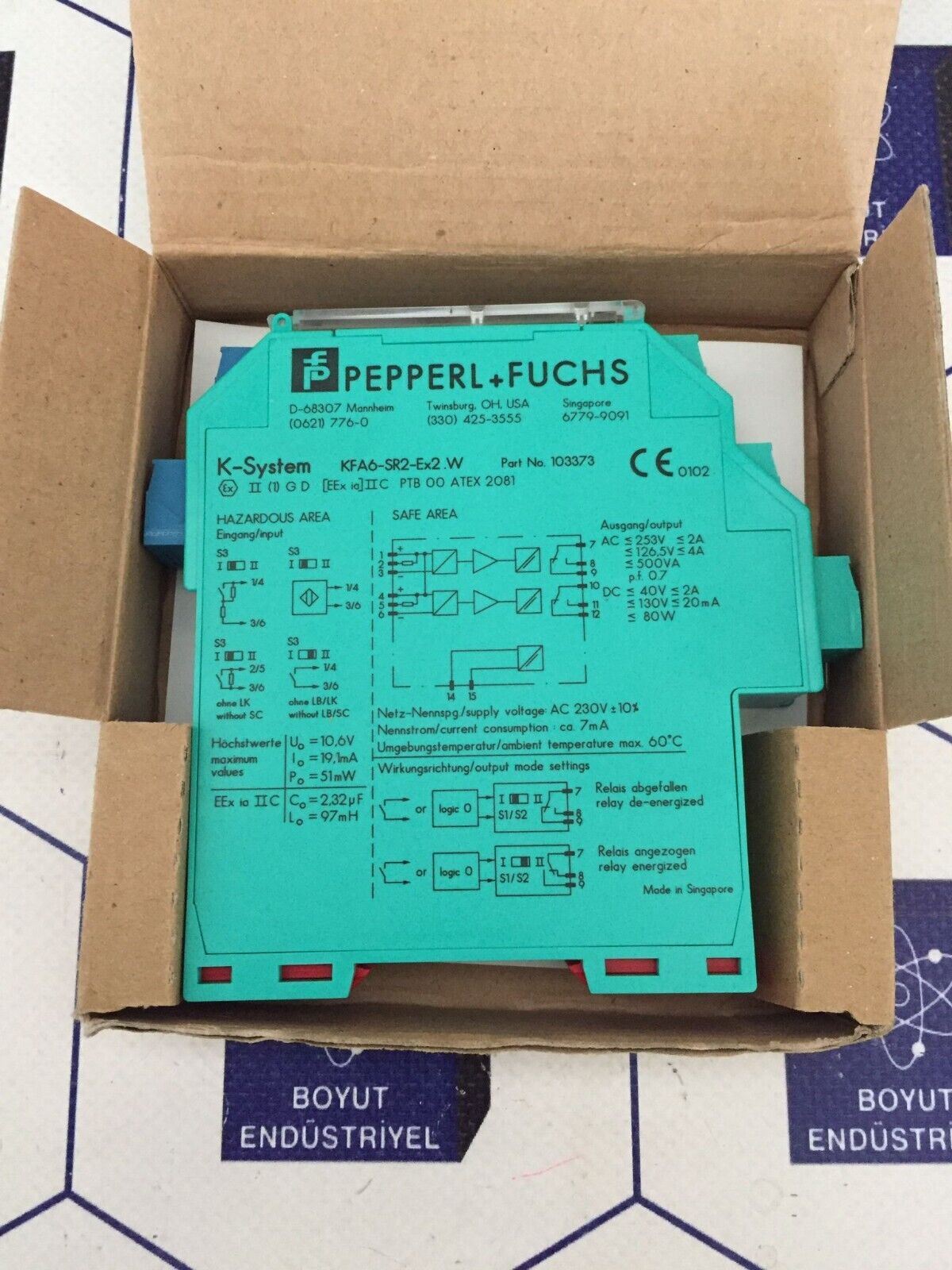 Pepperl+fuchs KFA6-SR2-EX2.W PLC