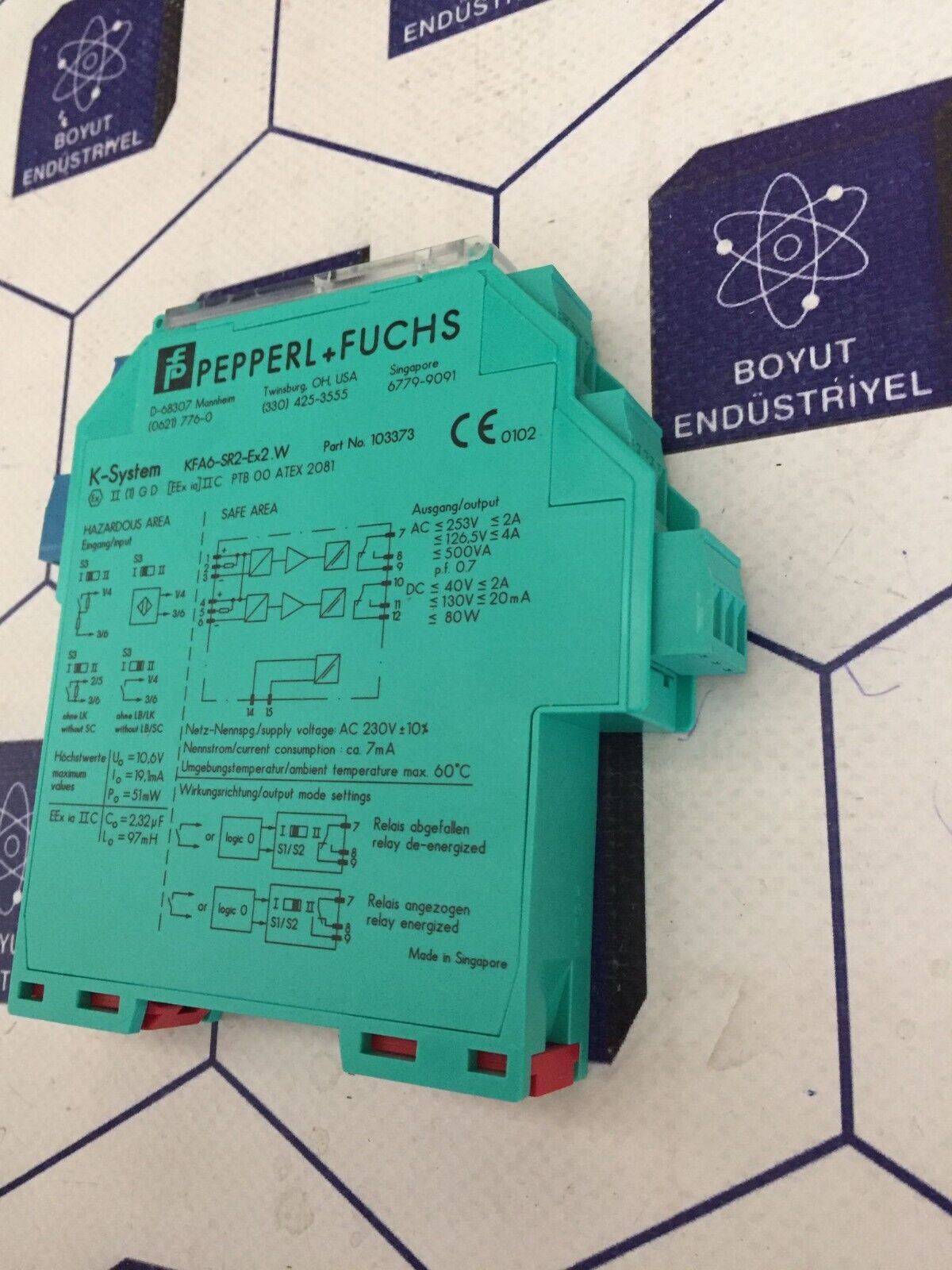 Pepperl+fuchs KFA6-SR2-EX2.W PLC