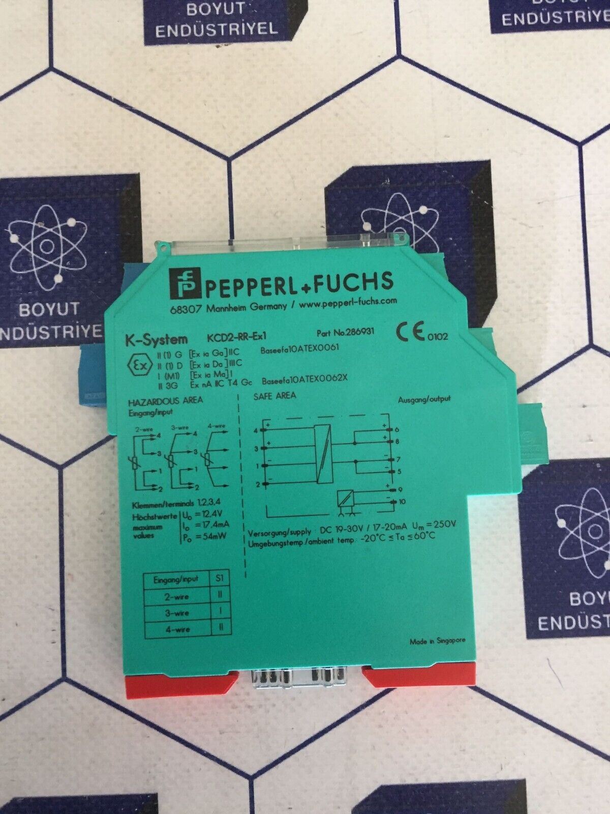 Pepperl+Fuchs KCD2-RREX1 Safety Barrier KCD2-RR-EX1