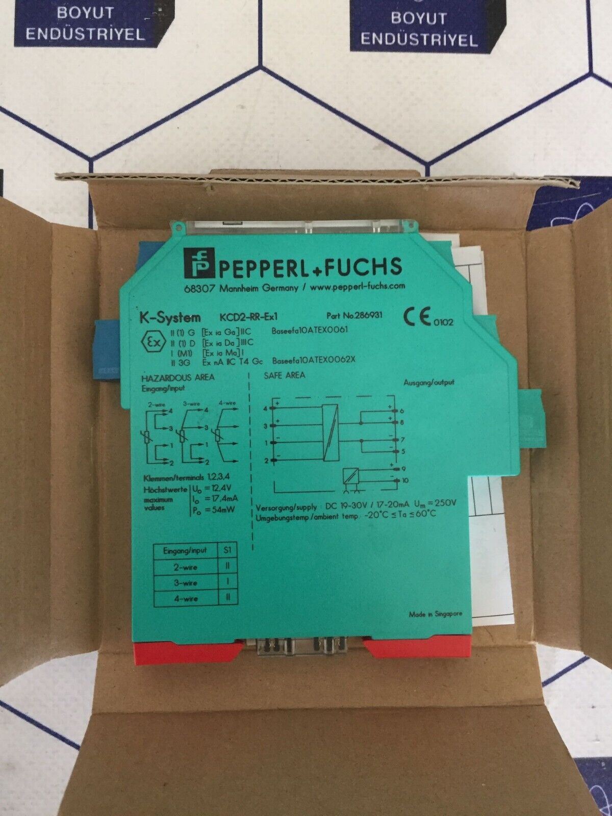 Pepperl+Fuchs KCD2-RREX1 Safety Barrier KCD2-RR-EX1