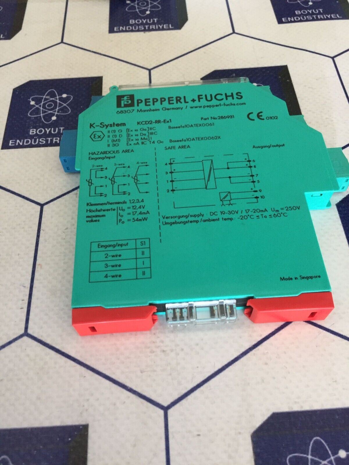 Pepperl+Fuchs KCD2-RREX1 Safety Barrier KCD2-RR-EX1