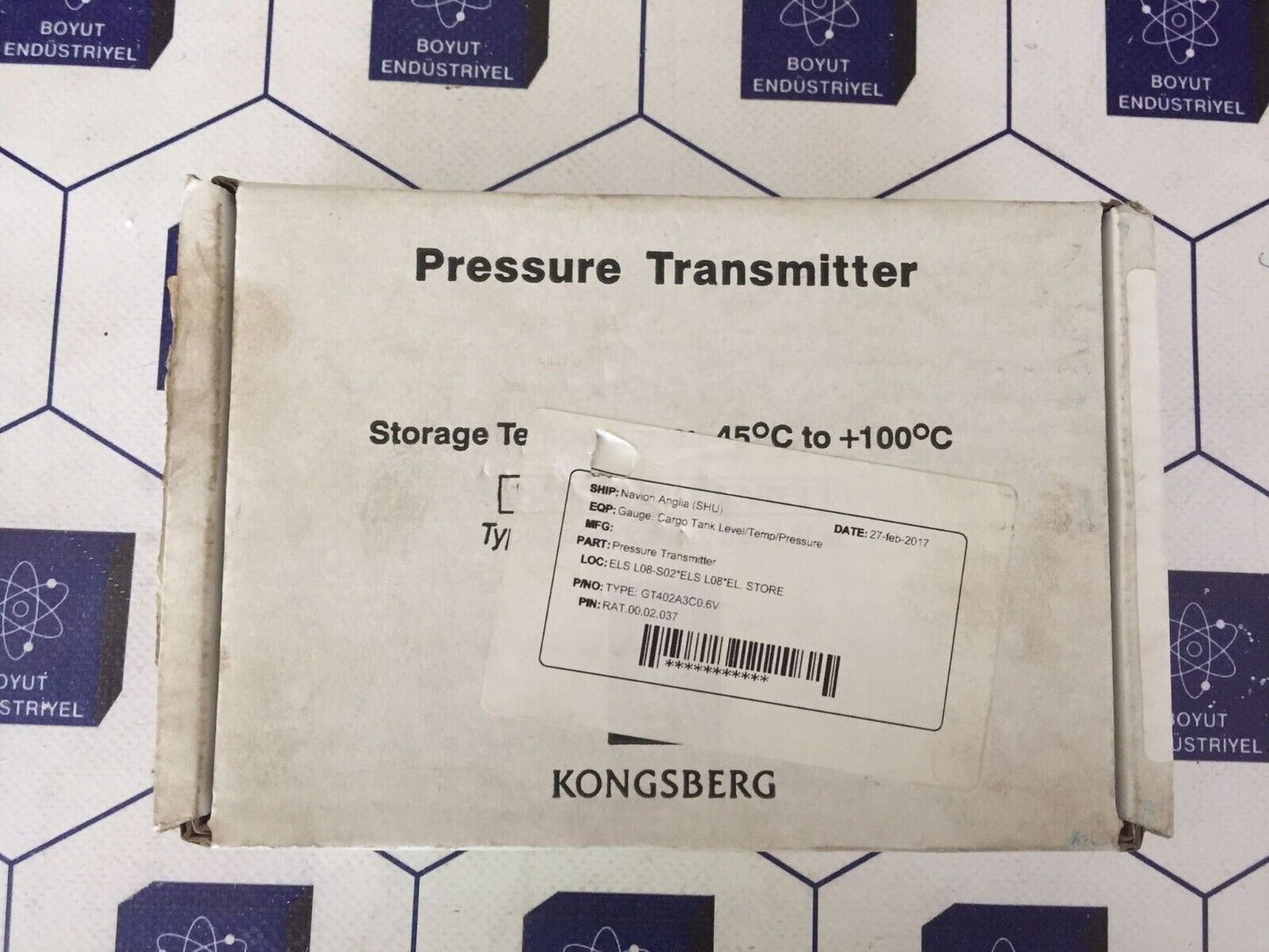 Kongsberg GT402A3C0,6V Pressure Transmitter