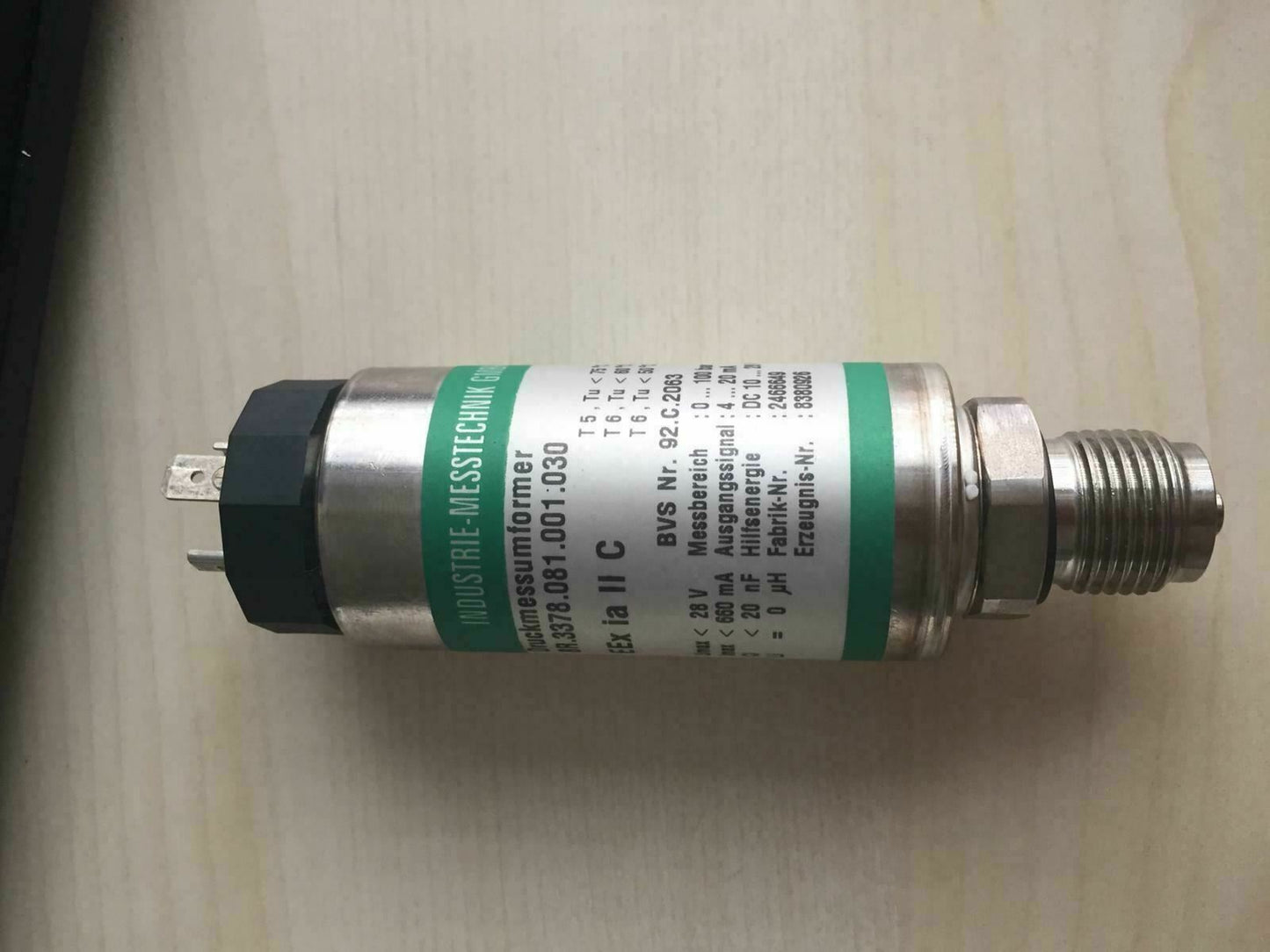 Industrie-Messtechnik GMBH Druckmessumformer BR.3378.081.001.030