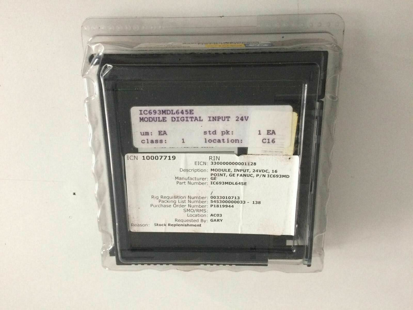 GE FANUC IC693MDL645H, IC693MDL645E