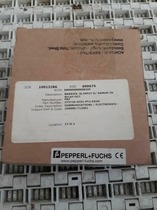 PEPPERL FUCHS 132958 K-System KFD2-SR2-Ex1.W Fast Shipping