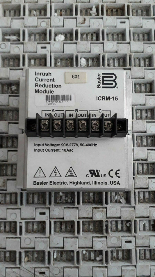 Basler Electric Icrm-15 Inrush Current Reduction Module ICRM15