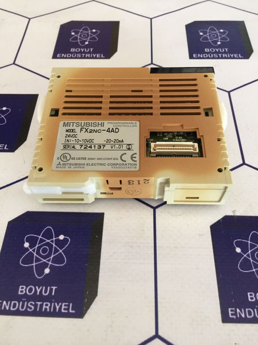 MITSUBISHI FX2NC-4AD ANALOG INPUT MODULE