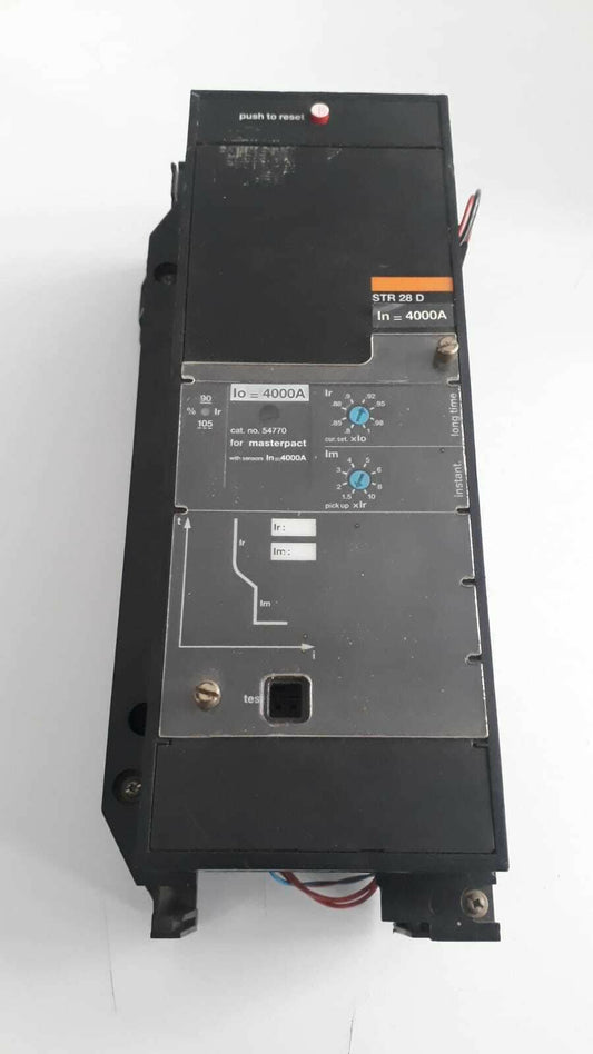 Schneider STR 28 D Masterpact Trip unit, In = 4000A - Used