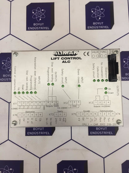 ALIMAK LIFT CONTROL ALC CPU1- CAR-3002-218-201