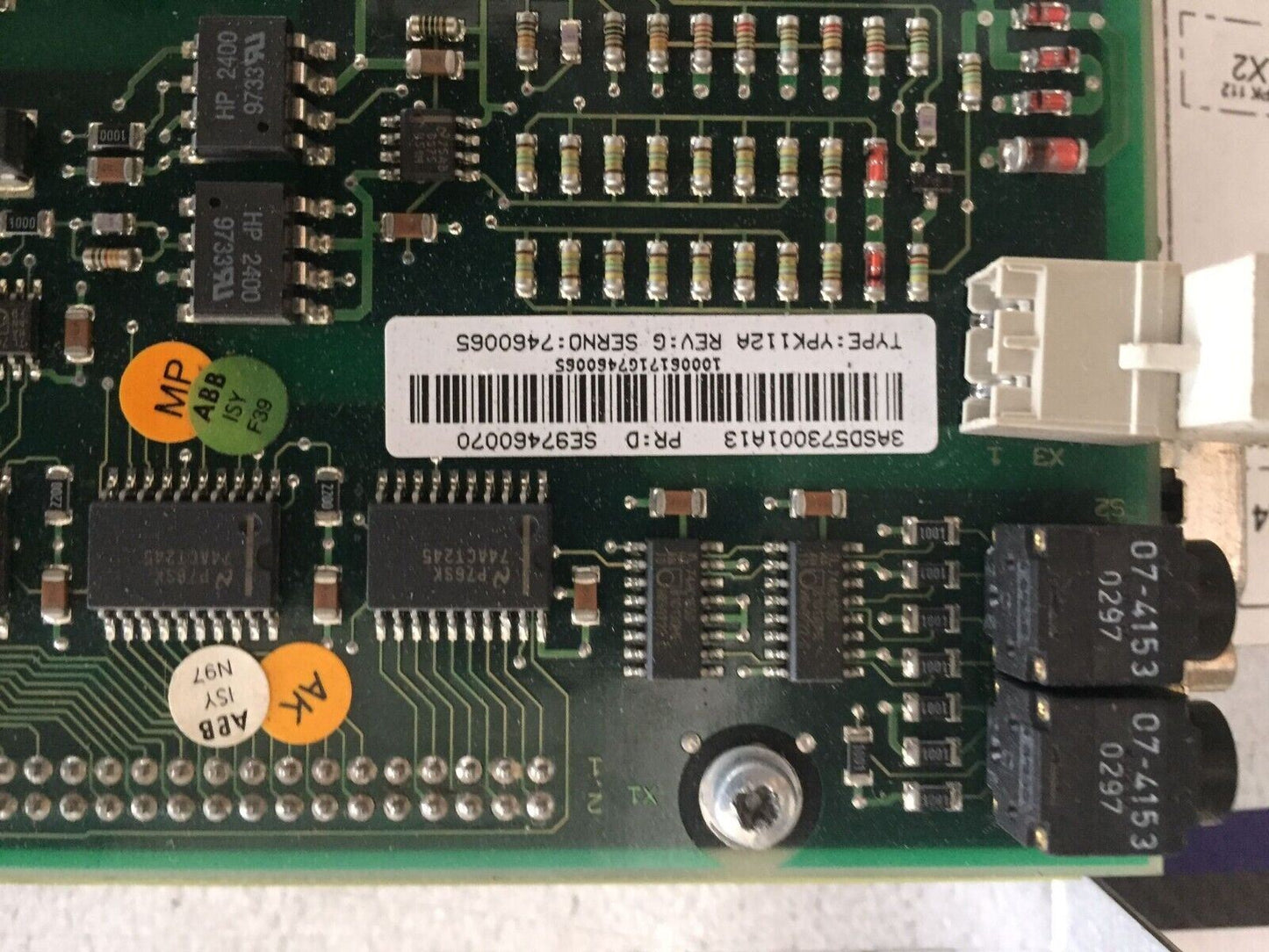 ABB 3ASD573001A1 WITH 3ASD573001A13  Application control board