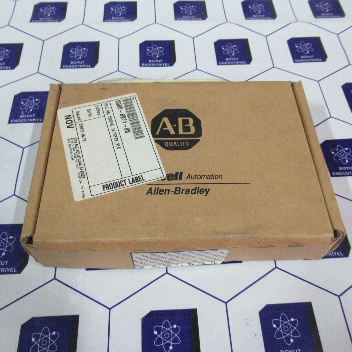 ALLEN BRADLEY 1746-IA16 SER D INPUT MODULE 001-CB