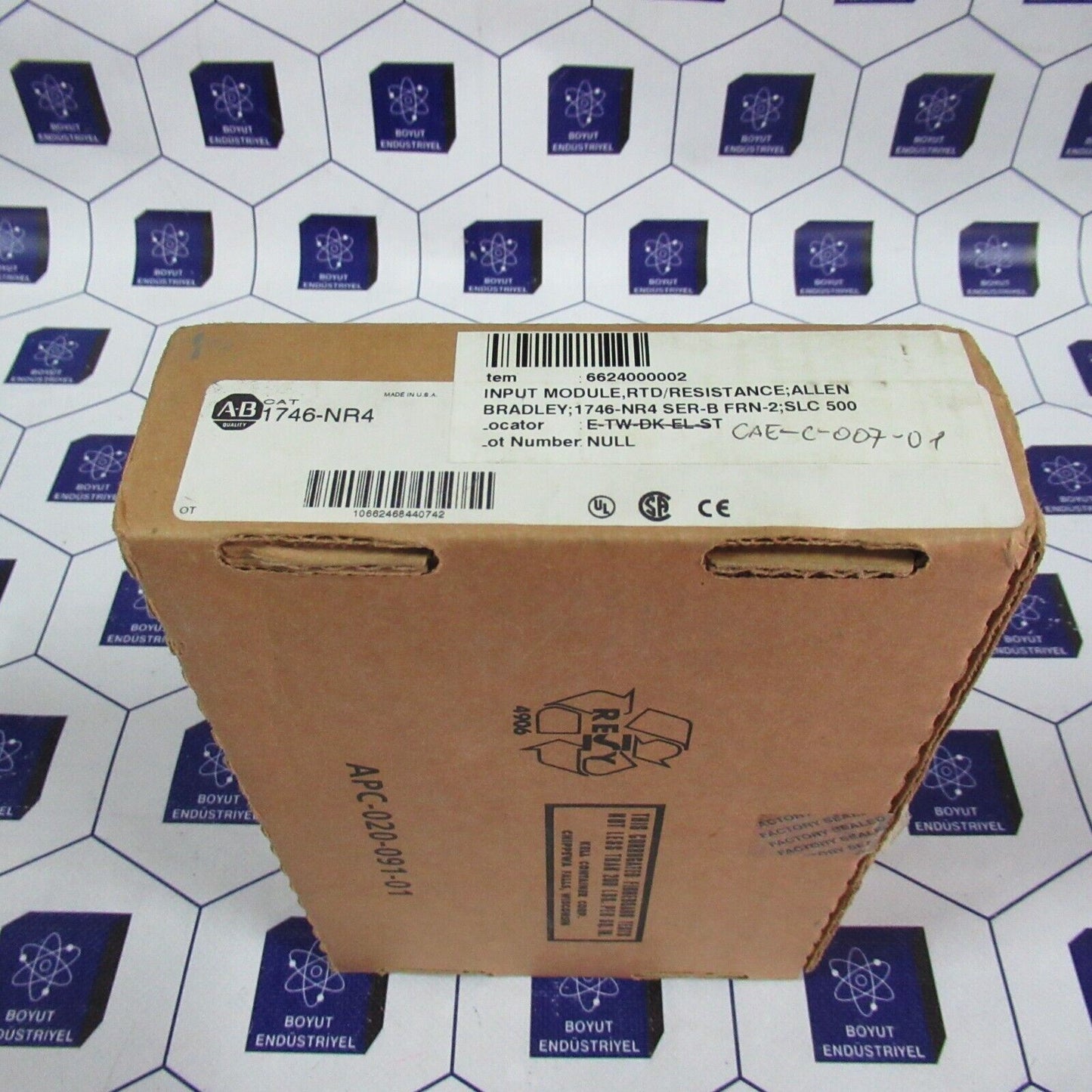 ALLEN BRADLEY 1746-NR4 SER B ANALOG INPUT MODULE 003-CB