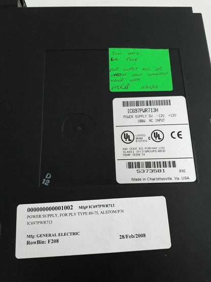 CEGELEC ALSPA C80-75 POWER SUPPLY IC697PWR713H ıc697pwr713h Free Express Shipp