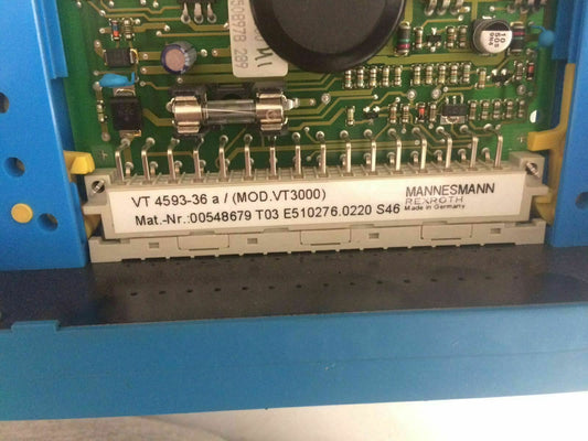 MANNESMANN REXROTH VT-4593-36 a / MOD.VT3000 Analog Amplifier