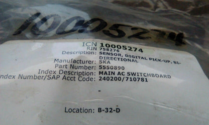 Honeywell NZR570 Sensor  ECNZR570 B3