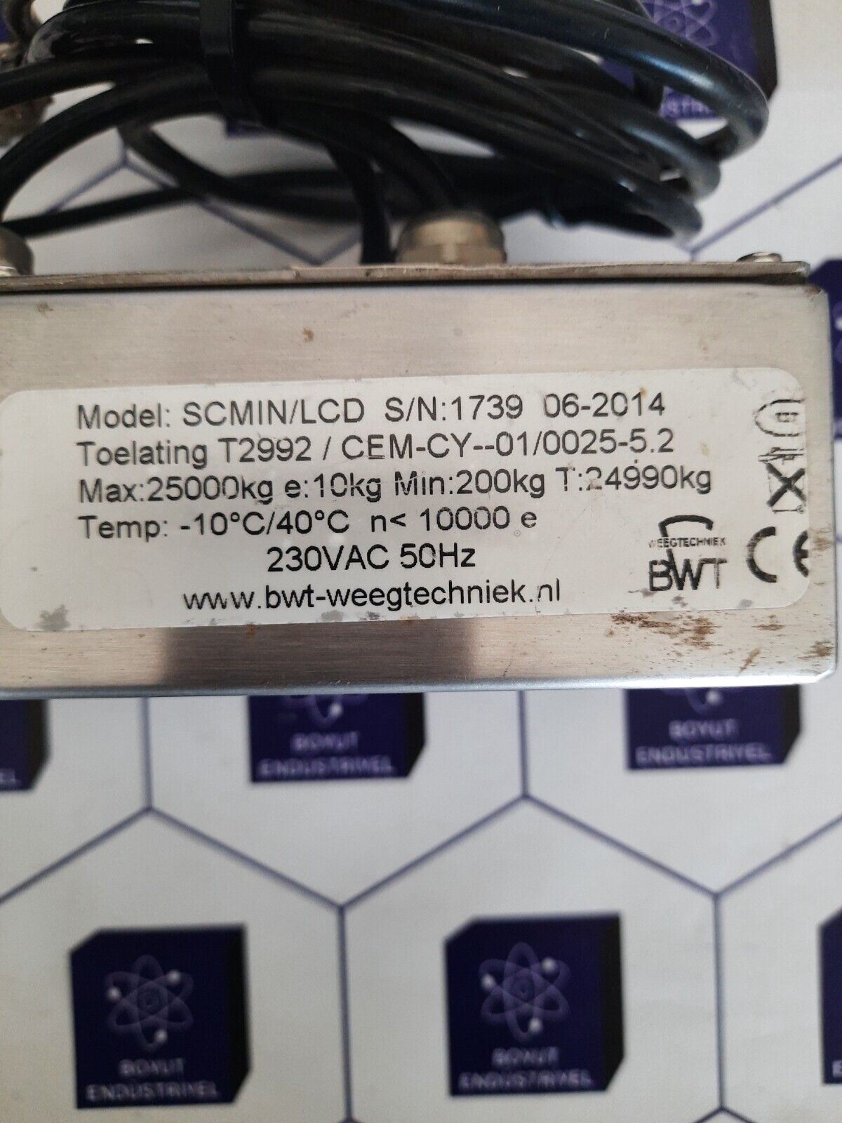 BWT WEEGTECHNIEK SENSOCAR SCMIN/LCD  T2992 WEIGHT INDICATOR