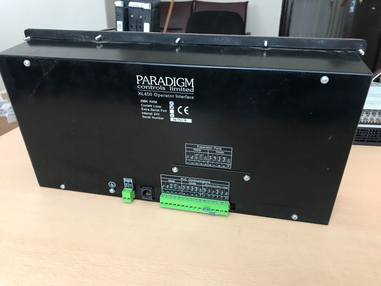 Paradigm XL450 Operator Panel XL-450